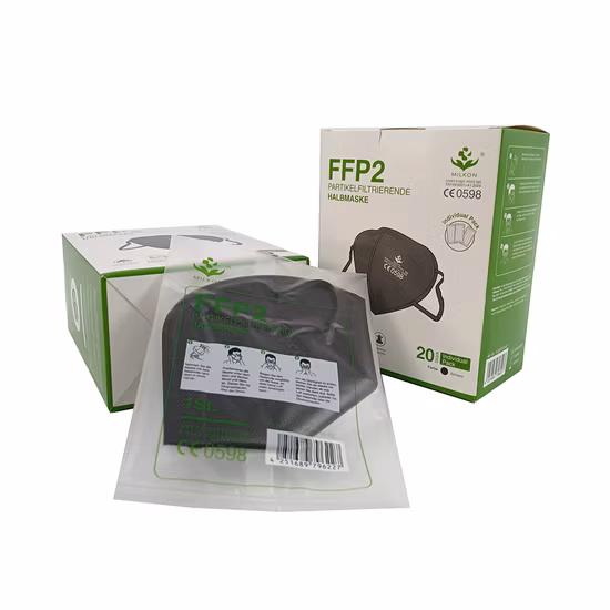CE Standard Disposable Non Medical Respirator Dust Mask Safety Labor Protective KN95 Face Mask KN95 Mouth Mascarilla Black FFP2 Face Mask